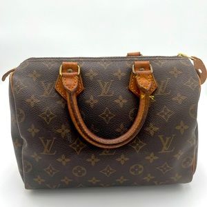 Vintage Preowned Louis Vuitton Monogram Boston Speedy 25 Bag